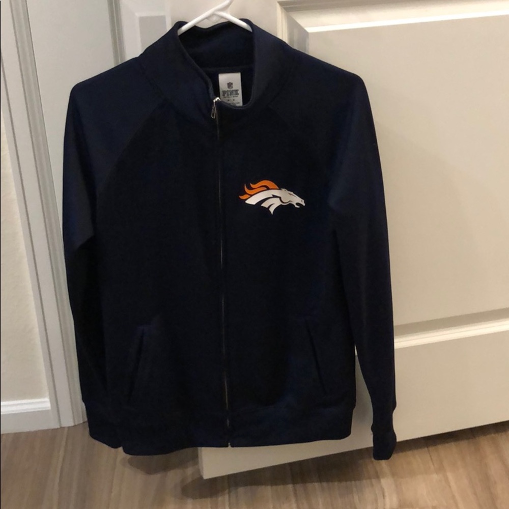 Denver Broncos Pink zip up jacket